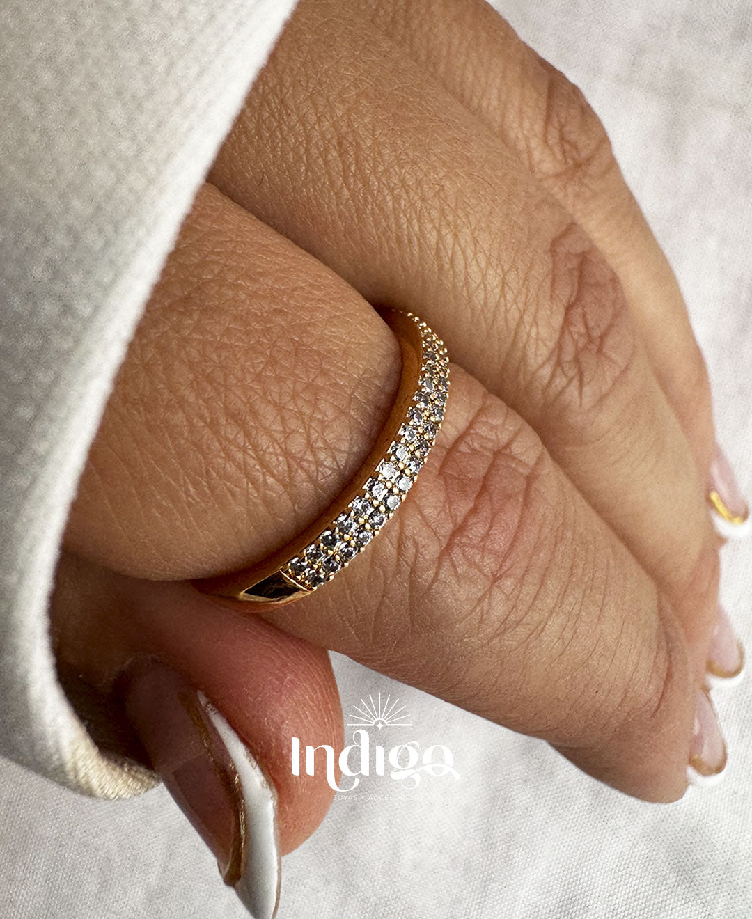 💎 Anillo con Circones Tupido