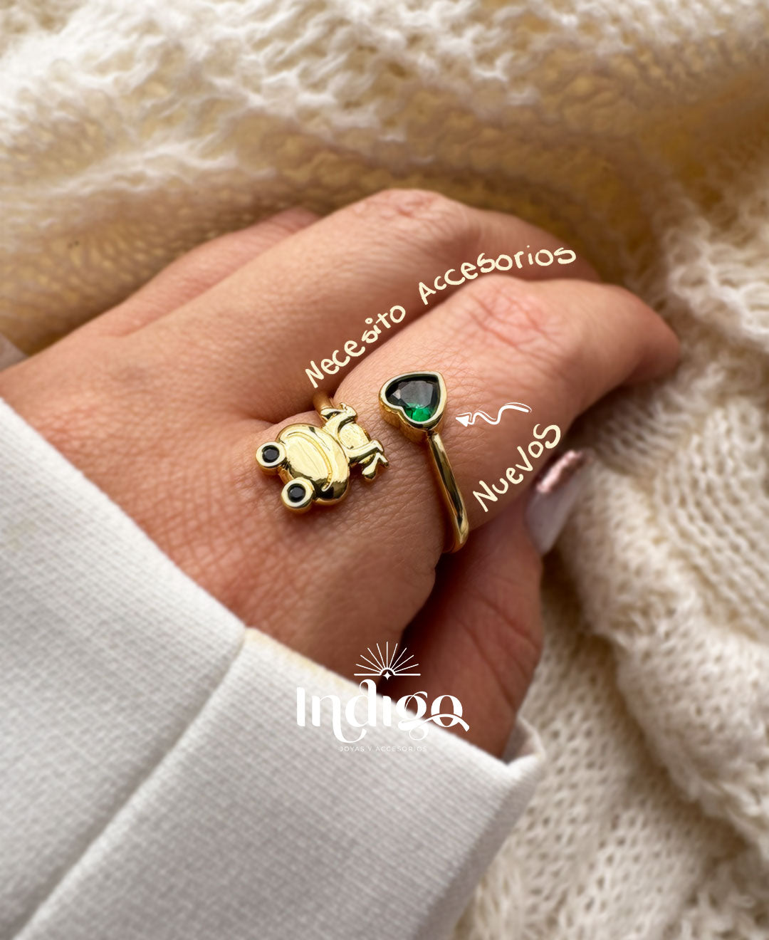 Anillo Rana con Corazón 💎
