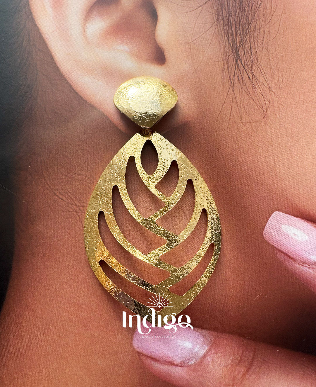 💧 Arete en Forma de Lágrima