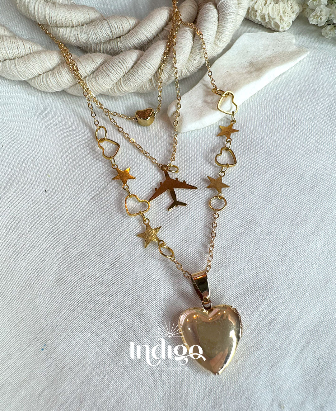 ✨ Collar Golfi con Varios Dijes