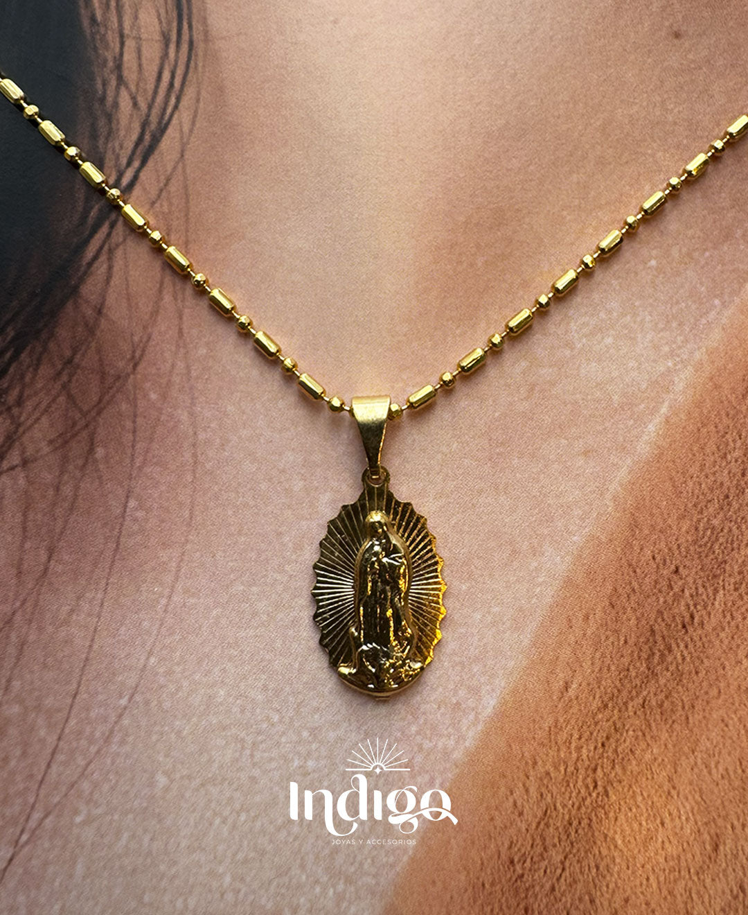 💫 Cadena con Eslabones de Cilindro y Balín