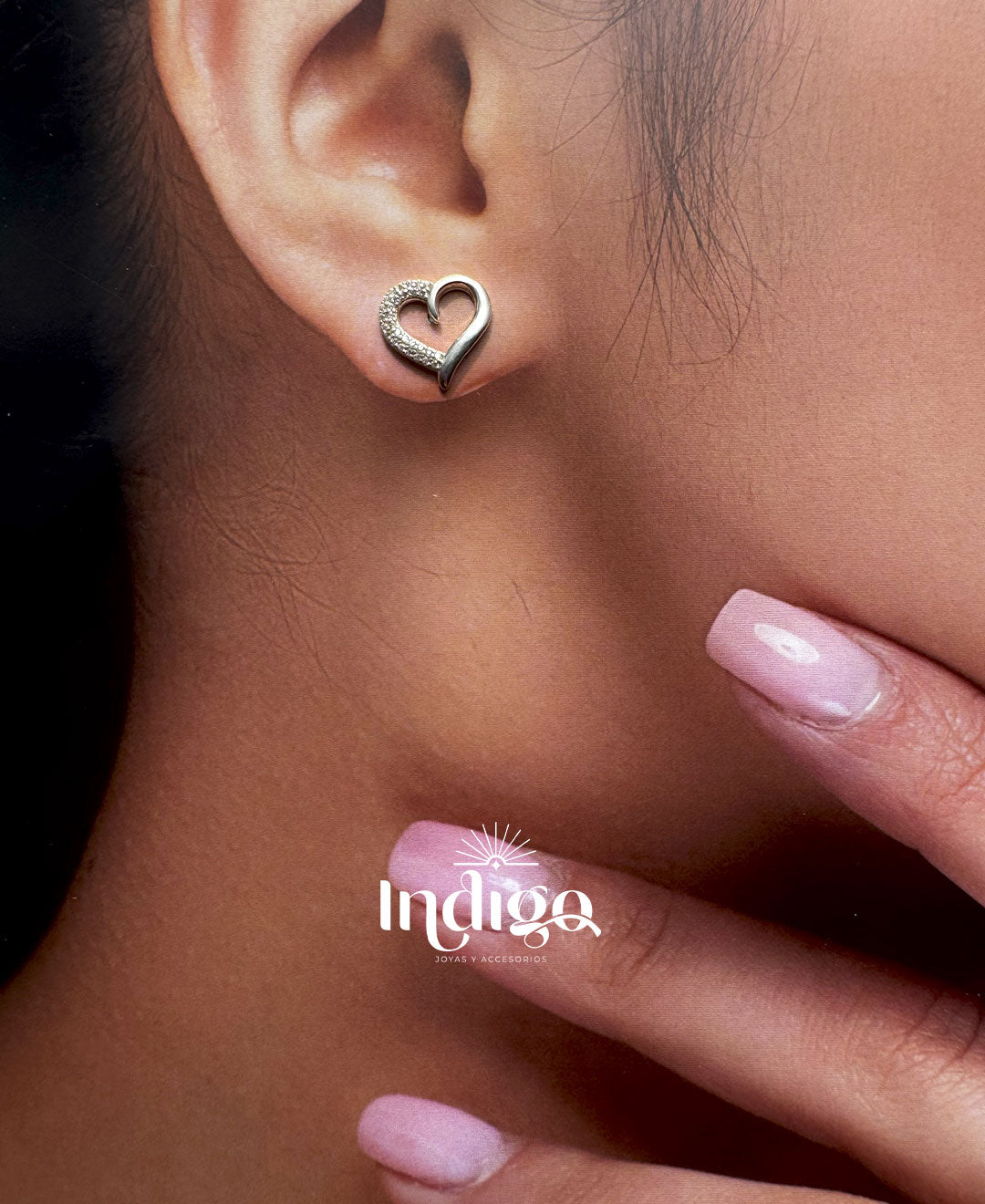💖 Juego Tailandés (Aretes y Dije) Corazón