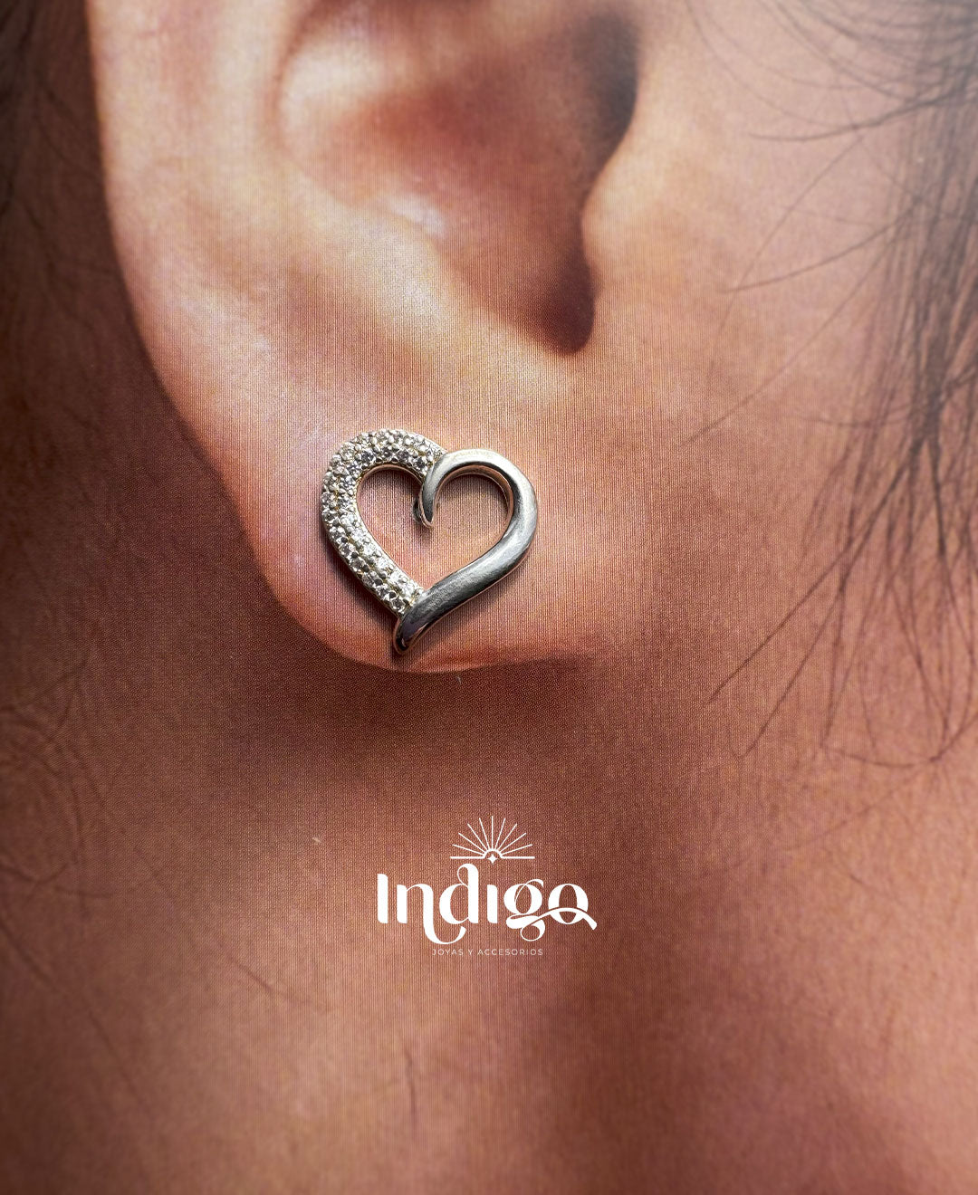 💖 Juego Tailandés (Aretes y Dije) Corazón