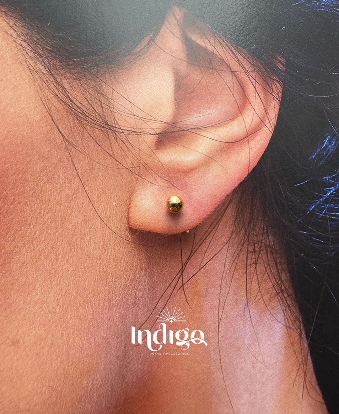 🌟 Topos Balín 4 mm Dorado