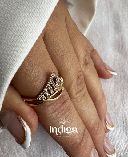 👑 Anillo Corona Grande