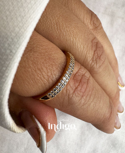💎 Anillo con Circones Tupido