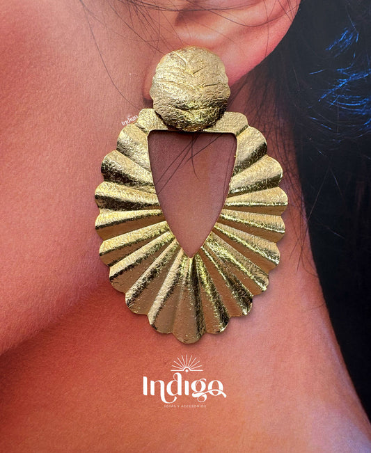 🌀 Arete  Concha Precolombino 🌀