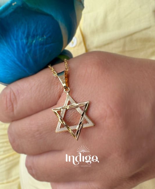 Dije Estrella en Oro Laminado Ref. 522 ✨