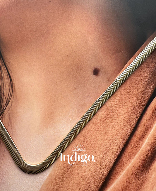 🐍 Cadena Serpiente Dorada