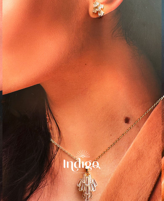 💎 Juego de Cadena y Topos con cristal
