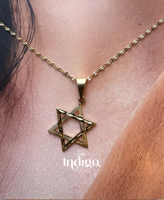 ✨ Dije estrella de david