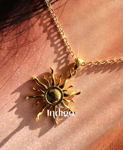 🌞 Dije Sol dorado
