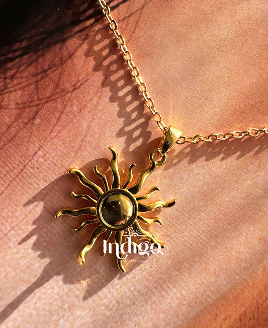 🌞 Dije Sol dorado