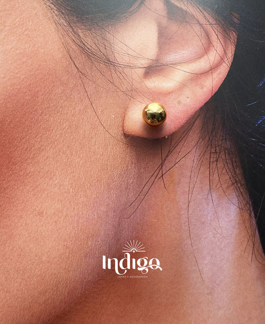 🌟 Topos Balín 8 mm Dorados