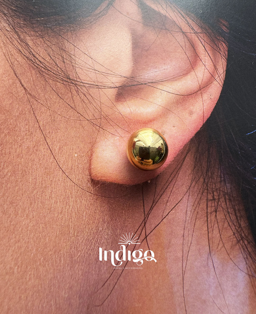 🌟 Topos Balín 10 mm Dorados