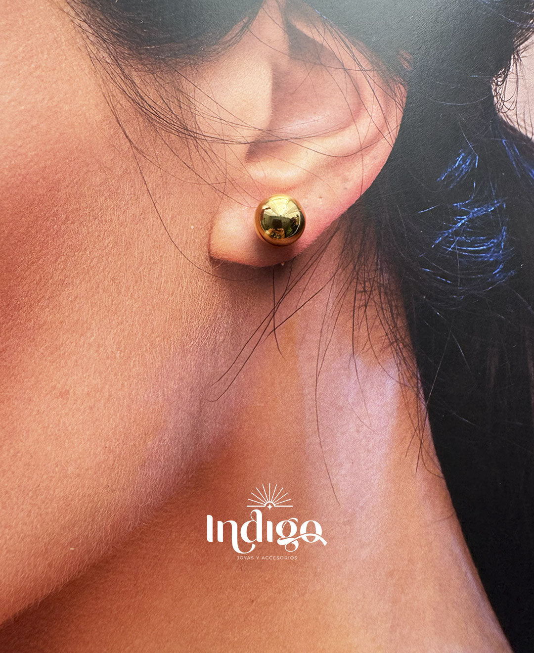 🌟 Topos Balín 10 mm Dorados