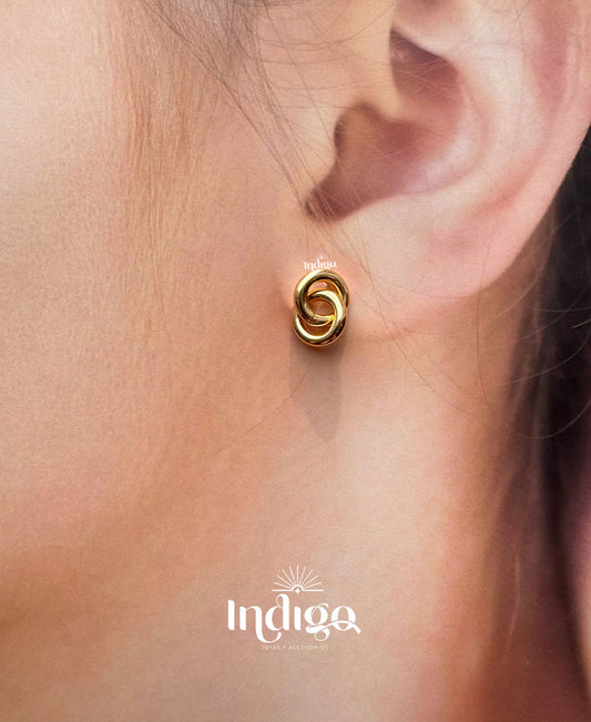 💎 Topo Dos Aros Dorado en Rodio