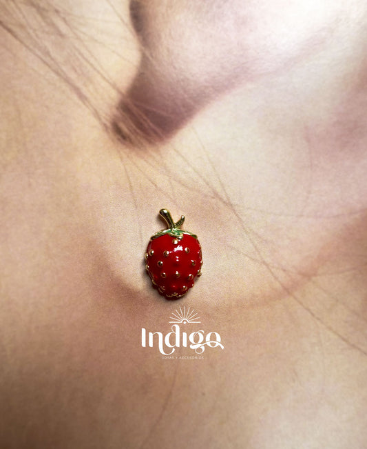 🍓 Topo Fresas en Rodio